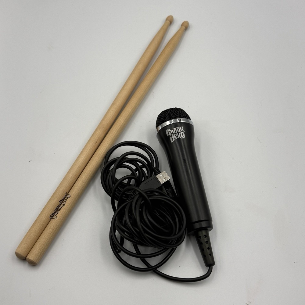 Guitar Hero World Tour Microphone For PS3/Wii/Xbox 360 Wired USB Tested